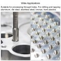 Uxcell M8 X 0 75 Straight Flute Thread Tap And 7 2mm Twist Drill Bit Set Metric M35 Cobalt High Speed Steel Machine Threading
