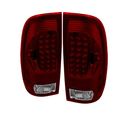 Spyder Auto Alt-on-ff15097-led-rc Ford F150 Styleside F250 350 450 550 Super Duty Red Chrome Led Tail Light 
