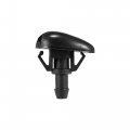 Uxcell 2pcs Black Plastic Car Windshield Washer Wiper Water Spray Nozzle For Nissan