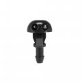 Uxcell 2pcs Black Plastic Car Windshield Washer Wiper Water Spray Nozzle For Nissan
