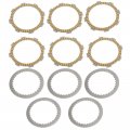 Topteng Clutch Plate Kit Disc Plates Steel Friction For Honda Crf150r 2007-2017 Crf150 Crf150rb