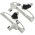 Rear Left And Right Power Window Regulator For Ford Fusion 2006 2012 Mercury Milan 2011 Lincoln Mkz 2007 749 548 549 