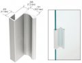 Technologylk 6 Satin Anodized Aluminum Pull With 7 16 Lip For Sliding Glass And Panel Doors