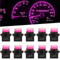 Glofe Pink Purple T10 194 168 Led Instrument Panel Gauge Cluster Dashboard Lights Bulbs With Twist Lock Socket Super Bright 12v