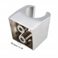 Uxcell Shower Head Holder Zinc Alloy Wall Mount Handheld Bracket 31x33x35mm
