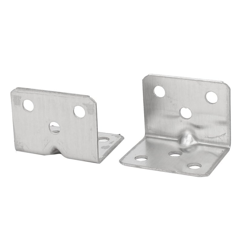 28mmx28mmx37mm Stainless Steel L Shape Angle Bracket Corner Joint Fastener 4pcs
