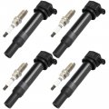 Ocpty Ignition Coil Coils Pack Iridium Spark Plugs Fits C1543 Uf499 5c1586 1 6l 2006 2007 2008 2009 2010 2011 For Hyundai