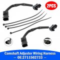 Topteng 2x Camshaft Adjuster Wiring Harness 2711502733 Fit For Benz W203 C-class W204 C209 A209 Clk W211 E-class W212 R171 Slk