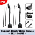 Topteng 2x Camshaft Adjuster Wiring Harness 2711502733 Fit For Benz W203 C-class W204 C209 A209 Clk W211 E-class W212 R171 Slk
