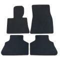 Black Velour Front Rear Floor Mats Carpet For Bmw X5 G05 2019 2020 2021 2022 2023 2024 2025 