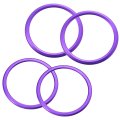 4 Pcs Air Conditioning Outer Vent Rings Ac Decoration Trim Covers For Chevrolet Camaro 2016-2020 Purple 
