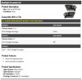 Marketplace Auto Parts Halogen Headlight Assembly Set Of 2 Black Bezel Compatible With 2011-2013 Dodge Durango