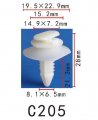 Autobahn88 Cowl Panel Clip Compatible With Gm Oem 20421800 15600382 10073833 Pack Of 20
