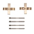 Rear Disc Brake Hardware Set For Bmw 328xi 335xi 2007 2008 Alx Pau Df 340 31025 Cla13 Standard Black Replacement Part Dot 