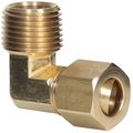 Midwest Control 269x8x6-p3 1 2 X 8 Brass 90a Male Elbow Od Tube Mpt 3 Pack 