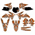 2011-2012 Sx Jester Orange Senge Graphics Complete Kit For Ktm 
