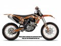 2011-2012 Sx Jester Orange Senge Graphics Complete Kit For Ktm