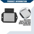 Hihaha 25770670 Hvac Blower Motor Resistor For Cadillac Dts 2006-2011 Ac Control Module Durable 1 Pcs Silver Tone