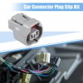 X Autohaux 1 Set 2 Pin No 9098011149 Side Marker Light Connector Adapter Plug Clip Kit Replacement For Toyota