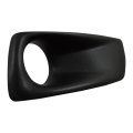 Fog Light Moldings For Kenworth T660 2008 To 2015 Driver And Passenger Side Pair Front Black Plastic Replaces N181002200r