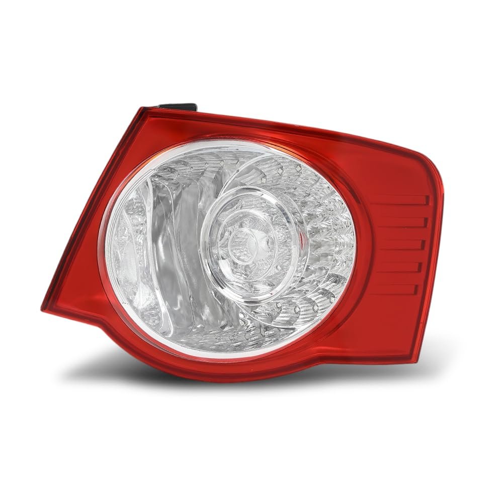 Right Rear Outer Led Tail Light For Vw Jetta A5 Mk5 Sedan 2006 2011 Red Lens Brake Reverse Turn Signal Assembly Acrylic And Abs