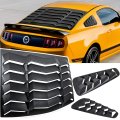 Rear Side Window Louvers For Ford Mustang 2005 2006 2007 2008 2009 2010 2011 2012 2013 2014 Windshield Sun Shade Cover Vent Gt 