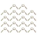 Fuel Line Hose Clips 18pcs 4mm Id 4 8mm Max 65mn Steel Water Pipe Air Tubing Spring Clamp For Motorcycle Scooter Atv 