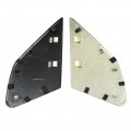 Secosautoparts 2pcs Front Door Garnish Window Glass Plate Cover Trim Compatible With Honda 2009 2010 2011 2012 2013