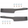 Door Handles Interior Front Driver Passenger Side Replacement Fit 2003-2015 For Express Gmc Savana Inside Gray 2pcs 