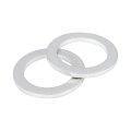 10pcs M18 Silver Tone Oil Drain Plug Gaskets Replacement For Honda 90471-px4-000 