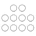 10pcs M18 Silver Tone Oil Drain Plug Gaskets Replacement For Honda 90471-px4-000