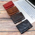 Genuine Leather Coin Purse Zcargel Foldable Men S Wallet For Place Permit Identity Cards Bill Currency