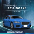 Front Lower Bumper Grill Tow Hook Eye Cover For Xf 3 0l 2013-2014 Fit Base 2012-2014 Portfolio 2012 2015 Supercharged 2012-2015