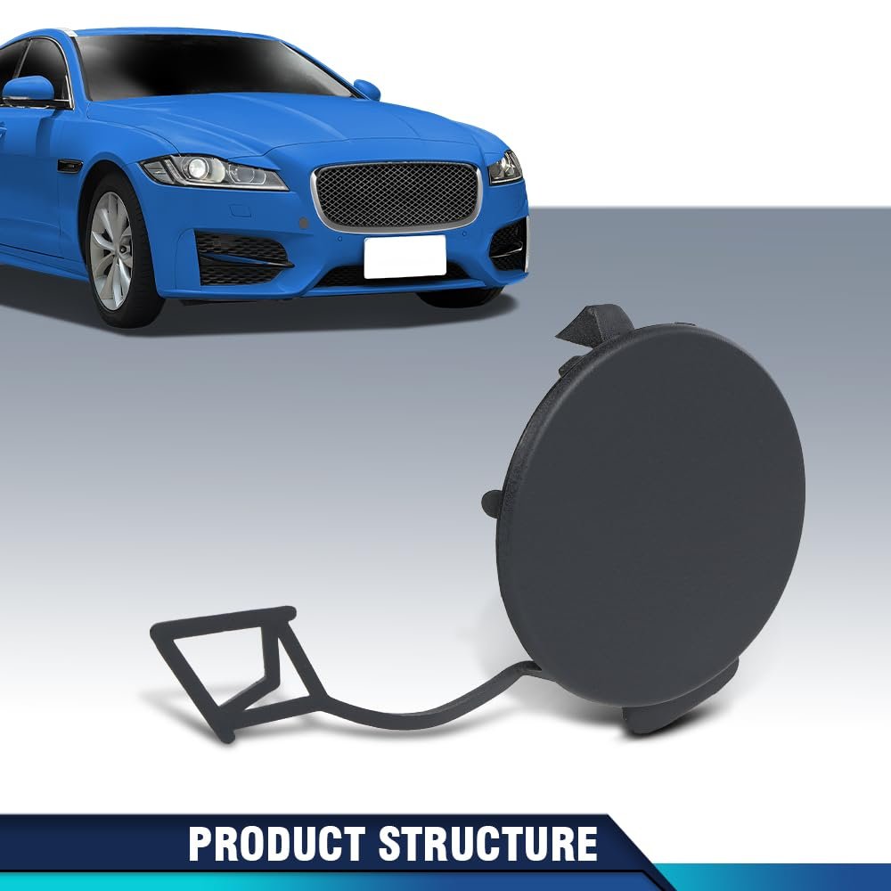 Front Lower Bumper Grill Tow Hook Eye Cover For Xf 3 0l 2013-2014 Fit Base 2012-2014 Portfolio 2012 2015 Supercharged 2012-2015