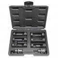 Strut Nut Socket 16mm 18mm 19mm 21mm 22mm 24mm With 12 Point 1 2 Drive Suspension Spreader 8pc Shock Absorber Tool