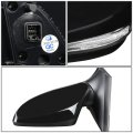 Oe Style Powered Turn Signal Driver Left Side View Door Mirror Compatible With Hyundai Accent 12-17