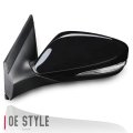 Oe Style Powered Turn Signal Driver Left Side View Door Mirror Compatible With Hyundai Accent 12-17