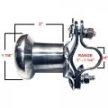 Tricktoppers Billet Aluminum Polished Steering Wheel Spinner Suicide Brody Knob For Hot Rod Customs Car Truck Suv Tractor