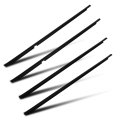 Premium Window Molding Trim Perfect Fit For 2009-2012 Toyota Corolla Replaces Part Numbers 75710-02210 75720-02210 75730-02190 