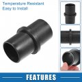 A Absopro Car Air Ducting Connector Straight Heater Duct Joiner Pipe 1 65 42mm Od Black