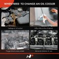 A-premium Automatic Transmission Oil Cooler Compatible With Ford Escape 2013 2014 2015 2016 2 0l Gas 4wd Replace Cv6p7869ae