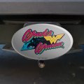 Wonder Woman 80th Script Block Oval Tow Trailer Hitch Cover Plug Insert