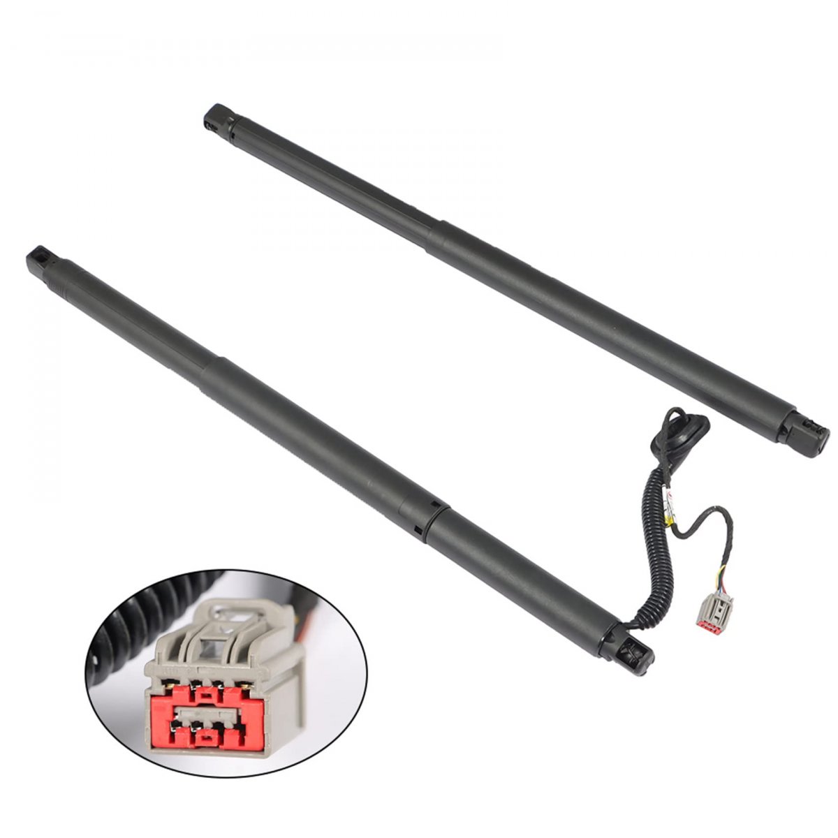 2 Pcs Black Tailgate Pull Down Motor Electric Lift Supports Replacement For 2015-2020 Escalade Suburban Tahoe Yukon 84306929