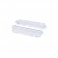 Uxcell 8pcs Clear Rubber Automobile Car Body Door Side Edge Guard Protective Strip