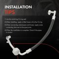 A-premium A C Suction Hose Assembly Compatible With Hyundai Elantra 1996-1998 Tiburon 1997 Dodge Stratus 1997-1999 1 8l 2 4l
