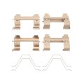 Disc Brake Hardware Set For Mazda Mx-5 Miata 2021 2022 2023 2024 2025 Front Position Alx-pau-df-340-80032-cla3 Black Standard 