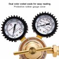 Betooll Nitrogen Regulator With 0-600 Psi Delivery Pressure Equipment Brass Inlet Outlet Connection Gauges