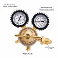 Betooll Nitrogen Regulator With 0-600 Psi Delivery Pressure Equipment Brass Inlet Outlet Connection Gauges