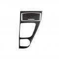 Nvcnx 2pcs Real Carbon Fiber Center Console Gear Shift Panel Cigarette Ash Cover Interior Trim Kit Compatible With Infiniti Q50