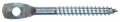 48281 Acoustical Lag Screw 1 4 In X 3 Zinc Plated Steel External Hex Drive Flat Head Sharp Point 250 Pack 